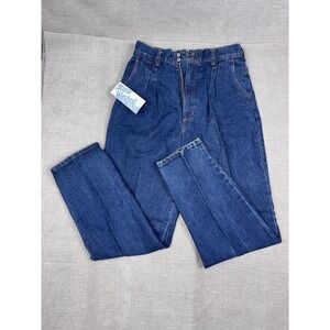 Vintage Avon Fashions Jeans Juniors 13/14 Blue Stone Washed Straight Denim USA